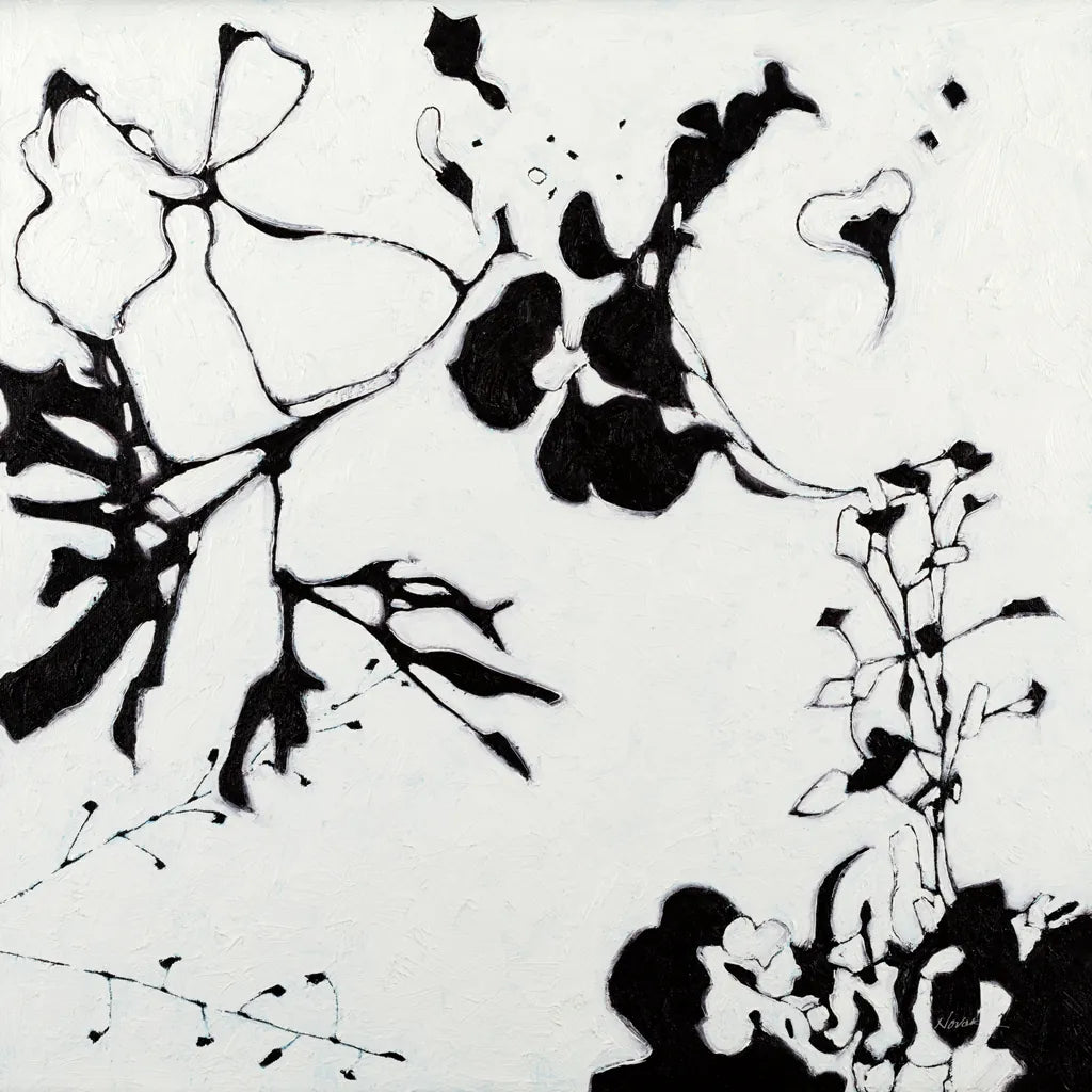 Abstract Garden III by Shirley Novak. SKU 89179a. Archival Giclee Fine art print for wall decor.