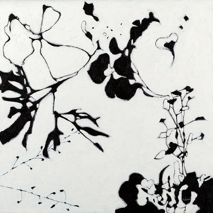 Abstract Garden III by Shirley Novak. SKU 89179a. Archival Giclee Fine art print for wall decor.