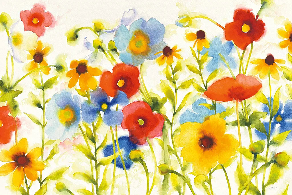 Americana Meadow I Crop by Shirley Novak. SKU 29133i. Archival Giclee Fine art print for wall decor.