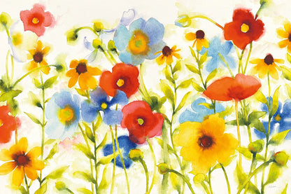 Americana Meadow I Crop by Shirley Novak. SKU 29133i. Archival Giclee Fine art print for wall decor.