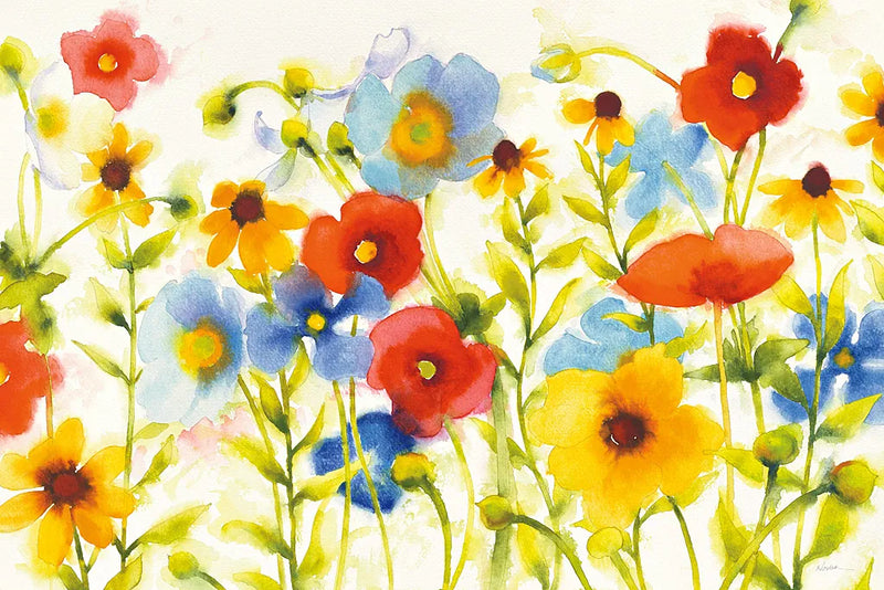 Americana Meadow I Crop by Shirley Novak. SKU 29133i. Archival Giclee Fine art print for wall decor.