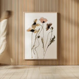 Autumn Orientals Vignette I by Shirley Novak. shown as over sized large wall art. Available as an archival giclee rolled canvas, fine art paper, or poster print. SKU 87865h.