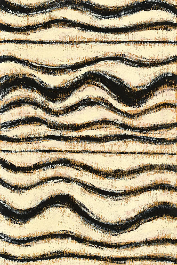 Black and Gold Geometric I by Shirley Novak. SKU 25027h. Archival Giclee Fine art print for wall decor.