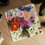 Bouquet de Printemps by Shirley Novak. Shown as a detailed flat fine art print, highlighting archival giclee quality. Available as an archival giclee rolled canvas, fine art paper, or poster print. SKU 31259a.