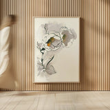 Carols Roses II Taupe by Shirley Novak. shown as over sized large wall art. Available as an archival giclee rolled canvas, fine art paper, or poster print. SKU 28707h.