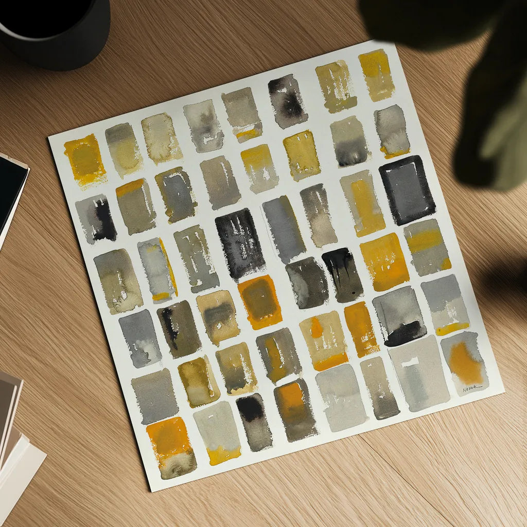 City Windows II by Shirley Novak. Shown as a detailed flat fine art print, highlighting archival giclee quality. Available as an archival giclee rolled canvas, fine art paper, or poster print. SKU 22769a.