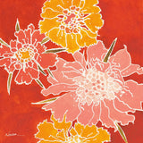 Cloisonne Beauty I Crop by Shirley Novak. SKU 21468a. Archival Giclee Fine art print for wall decor.