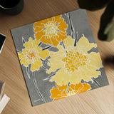 Cloisonne Beauty I Gray Crop by Shirley Novak. Shown as a detailed flat fine art print, highlighting archival giclee quality. Available as an archival giclee rolled canvas, fine art paper, or poster print. SKU 21472a.