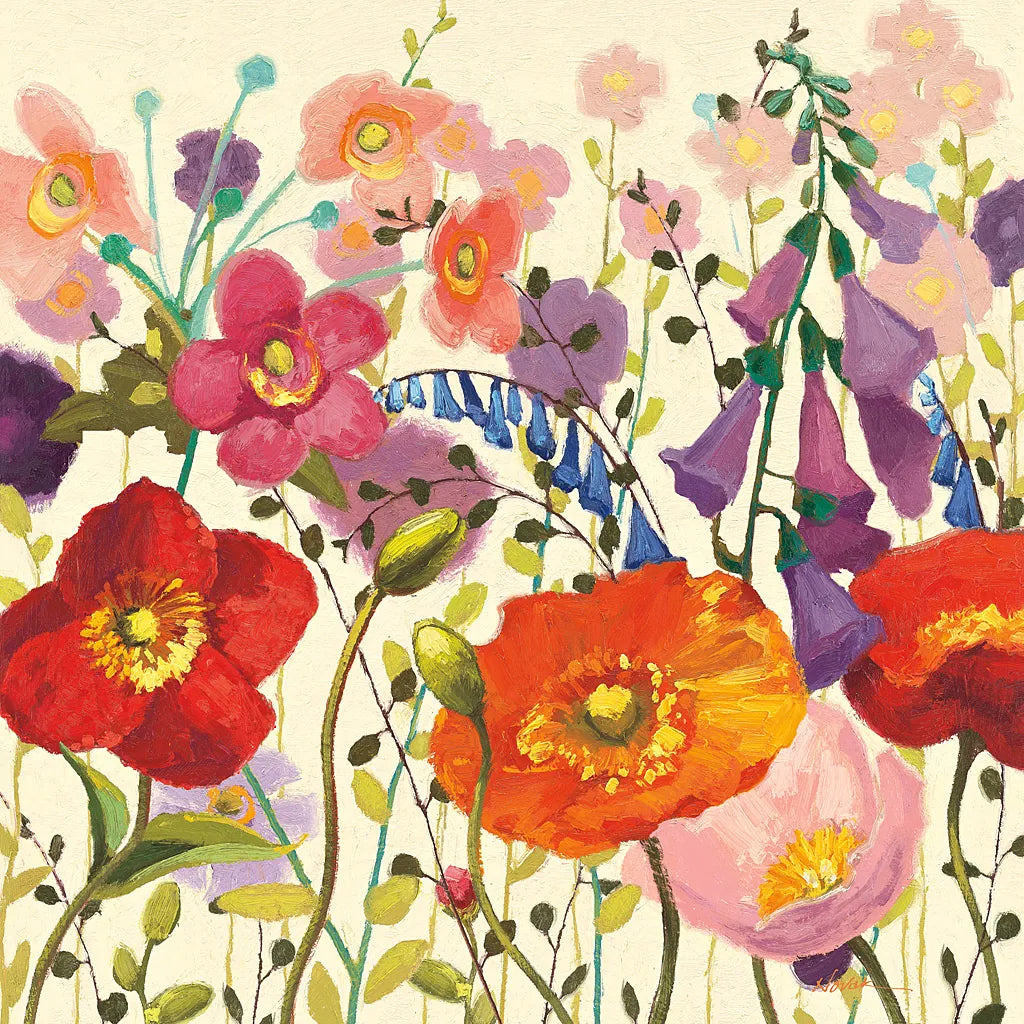 Couleur Printemps III by Shirley Novak. SKU 12587a. Archival Giclee Fine art print for wall decor.