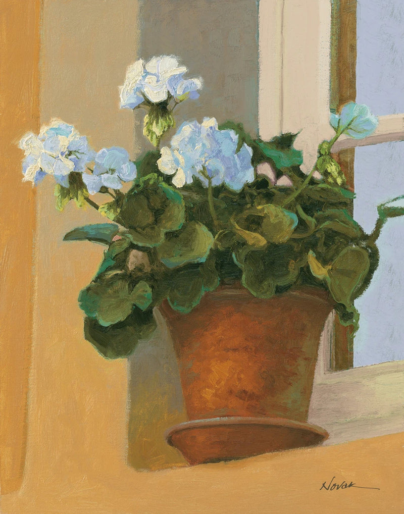 Creancey Geraniums I by Shirley Novak