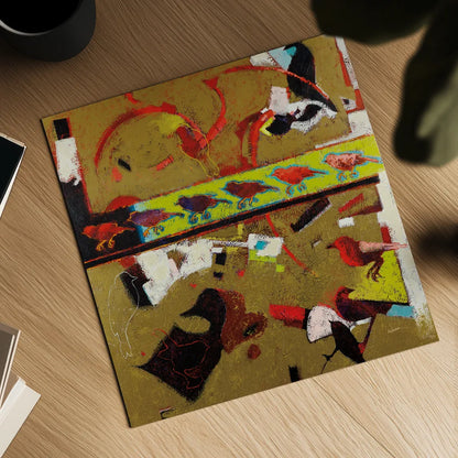 Direction Left by Shirley Novak. Shown as a detailed flat fine art print, highlighting archival giclee quality. Available as an archival giclee rolled canvas, fine art paper, or poster print. SKU 92998a.