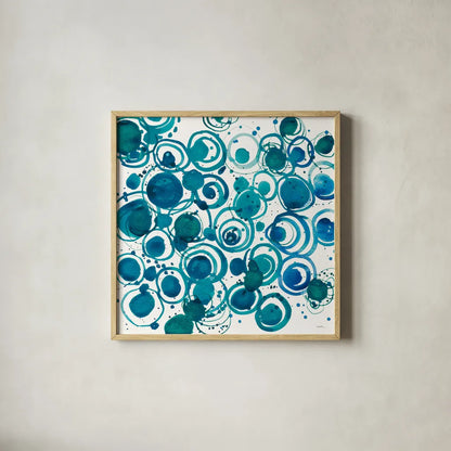 Dizzy Light Crop by Shirley Novak. Shown in a natural wood glass frame for a timeless modern aesthetic. Available as an archival giclee rolled canvas, fine art paper, or poster print. SKU 25021a.