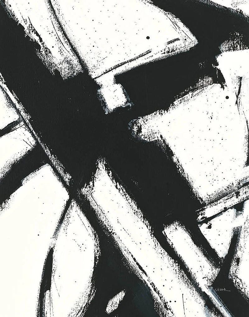 Expression Abstract I White by Shirley Novak