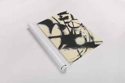 Expression Abstract II by Shirley Novak. shown as a rolled paper print. Available as archival giclee rolled canvas, fine art paper, or poster print. SKU 23735h.