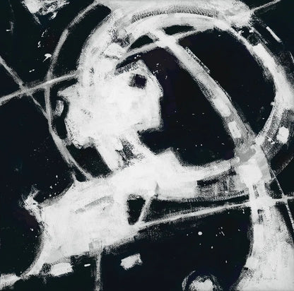 Expression Abstract III BW by Shirley Novak. SKU 54815a. Archival Giclee Fine art print for wall decor.