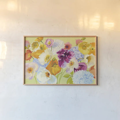 For Paris v.2 by Shirley Novak. shown as a paper print in a natural frame. Available as a archival giclee rolled canvas, fine art paper, or poster print. SKU 22724i.