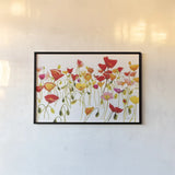 Full Icelandic Flush Night by Shirley Novak. shown as a paper print in a black flame. Available as a archival giclee rolled canvas, fine art paper, or poster print. SKU 88685i.