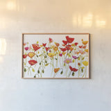 Full Icelandic Flush Night by Shirley Novak. shown as a paper print in a natural frame. Available as a archival giclee rolled canvas, fine art paper, or poster print. SKU 88685i.
