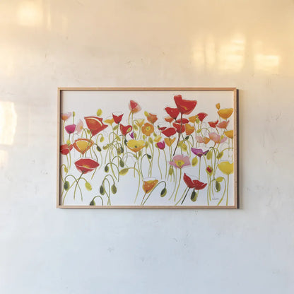 Full Icelandic Flush Night by Shirley Novak. shown as a paper print in a natural frame. Available as a archival giclee rolled canvas, fine art paper, or poster print. SKU 88685i.