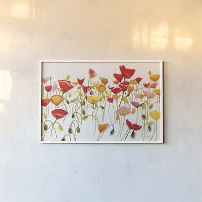 Full Icelandic Flush Night by Shirley Novak. shown as a paper print in a white frame. Available as a archival giclee rolled canvas, fine art paper, or poster print. SKU 88685i.