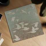 Gilded Flight Neutral by Shirley Novak. Shown as a detailed flat fine art print, highlighting archival giclee quality. Available as an archival giclee rolled canvas, fine art paper, or poster print. SKU 90052a.