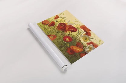 Havin a Heat Wave by Shirley Novak. shown as a rolled paper print. Available as archival giclee rolled canvas, fine art paper, or poster print. SKU 4736i.