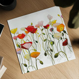 Iceland Patch by Shirley Novak. Shown as a detailed flat fine art print, highlighting archival giclee quality. Available as an archival giclee rolled canvas, fine art paper, or poster print. SKU 94898a.