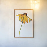 Indian Summer I by Shirley Novak. shown as a paper print in a natural frame. Available as a archival giclee rolled canvas, fine art paper, or poster print. SKU 88458h.