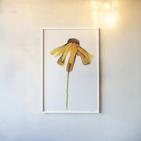 Indian Summer II by Shirley Novak. shown as a paper print in a white frame. Available as a archival giclee rolled canvas, fine art paper, or poster print. SKU 88459h.