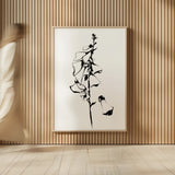 Ink Foxglove by Shirley Novak. shown as over sized large wall art. Available as an archival giclee rolled canvas, fine art paper, or poster print. SKU 89290h.