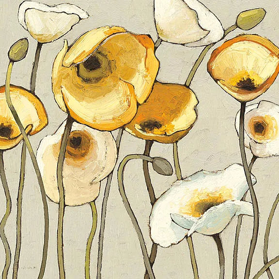 Jaune Gris II by Shirley Novak. SKU 15313a. Archival Giclee Fine art print for wall decor.