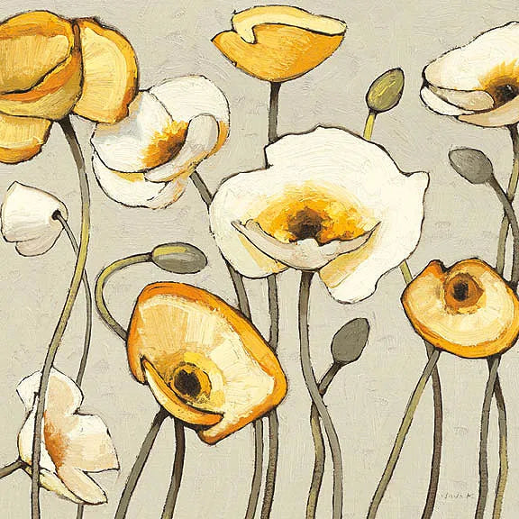 Jaune Gris III by Shirley Novak. SKU 15314a. Archival Giclee Fine art print for wall decor.