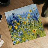Joyful in July III by Shirley Novak. Shown as a detailed flat fine art print, highlighting archival giclee quality. Available as an archival giclee rolled canvas, fine art paper, or poster print. SKU 28602a.