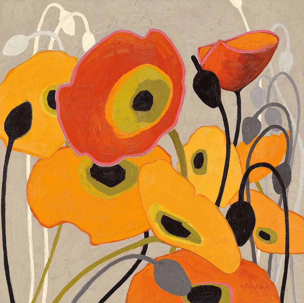 Mango Tango I by Shirley Novak. SKU 10063a. Archival Giclee Fine art print for wall decor.