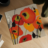 Mango Tango II by Shirley Novak. Shown as a detailed flat fine art print, highlighting archival giclee quality. Available as an archival giclee rolled canvas, fine art paper, or poster print. SKU 10064a.