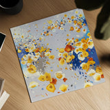 Millefiori by Shirley Novak. Shown as a detailed flat fine art print, highlighting archival giclee quality. Available as an archival giclee rolled canvas, fine art paper, or poster print. SKU 22149a.