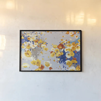 Millefiori Crop by Shirley Novak. shown as a paper print in a black flame. Available as a archival giclee rolled canvas, fine art paper, or poster print. SKU 22149i.