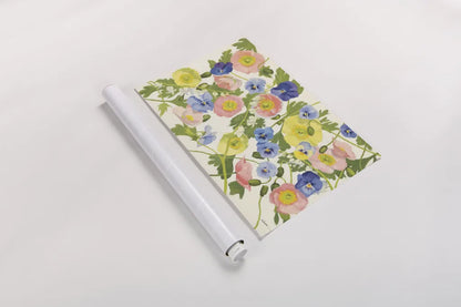 Overall Floral by Shirley Novak. shown as a rolled paper print. Available as archival giclee rolled canvas, fine art paper, or poster print. SKU 101146i.