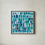 Pas Parfait I by Shirley Novak. Shown in a sleek black glass frame for a contemporary gallery look. Available as an archival giclee rolled canvas, fine art paper, or poster print. SKU 22771a.
