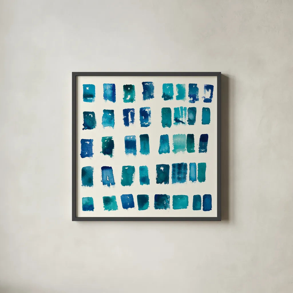 Pas Parfait III by Shirley Novak. Shown in a sleek black glass frame for a contemporary gallery look. Available as an archival giclee rolled canvas, fine art paper, or poster print. SKU 22773a.