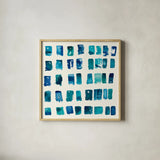 Pas Parfait III by Shirley Novak. Shown in a natural wood glass frame for a timeless modern aesthetic. Available as an archival giclee rolled canvas, fine art paper, or poster print. SKU 22773a.