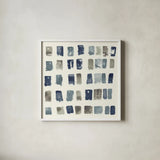 Pas Parfait III Neutral by Shirley Novak. Shown in a crisp white glass frame for a clean and minimalist style. Available as an archival giclee rolled canvas, fine art paper, or poster print. SKU 68391a.