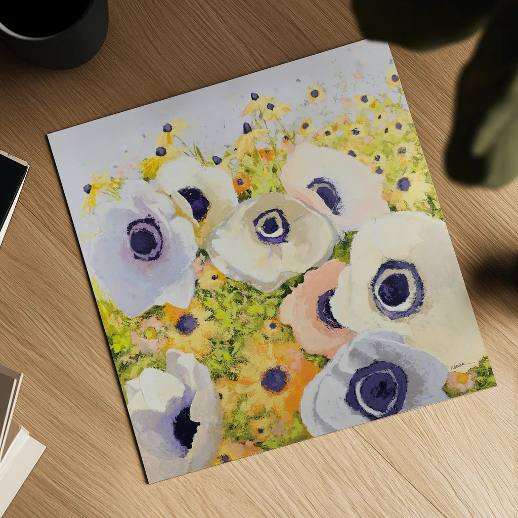 Pastels by Shirley Novak. Shown as a detailed flat fine art print, highlighting archival giclee quality. Available as an archival giclee rolled canvas, fine art paper, or poster print. SKU 89488a.