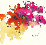 Pattys Plum I by Shirley Novak. SKU 27565a. Archival Giclee Fine art print for wall decor.
