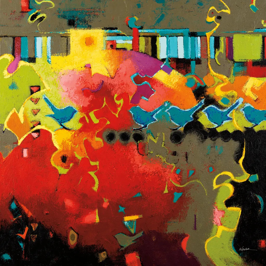 Piano Keys by Shirley Novak. SKU 93001a. Archival Giclee Fine art print for wall decor.