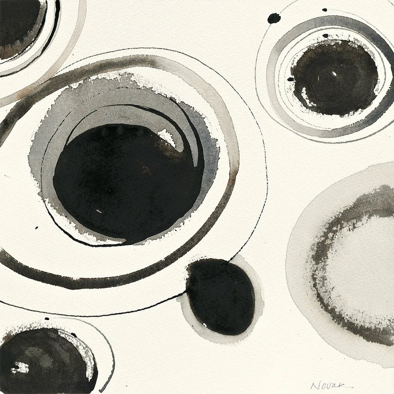 Planetary I by Shirley Novak. SKU 22917a. Archival Giclee Fine art print for wall decor.