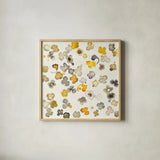 Randomly II by Shirley Novak. Shown in a natural wood glass frame for a timeless modern aesthetic. Available as an archival giclee rolled canvas, fine art paper, or poster print. SKU 25253a.