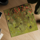 Red Salvia Imagined by Shirley Novak. Shown as a detailed flat fine art print, highlighting archival giclee quality. Available as an archival giclee rolled canvas, fine art paper, or poster print. SKU 98492a.