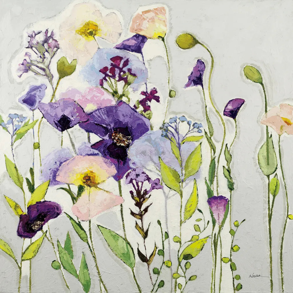 Reve de Coquelicot by Shirley Novak. SKU 89140a. Archival Giclee Fine art print for wall decor.