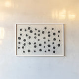 Round Seven Deluxe by Shirley Novak. shown as a paper print in a white frame. Available as a archival giclee rolled canvas, fine art paper, or poster print. SKU 69866i.
